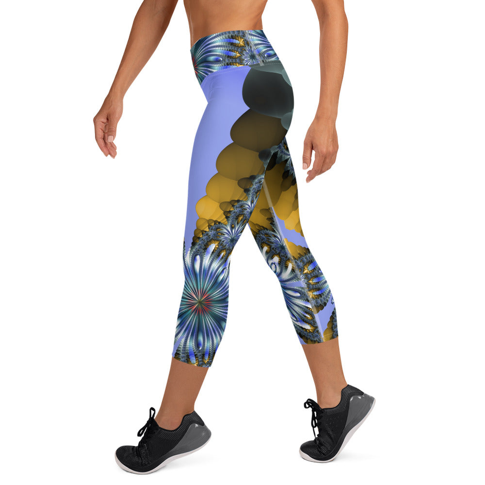 "Mystical Expansion" Collection - Yoga Capri Leggings ZKoriginal