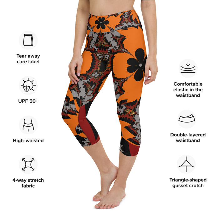 "Buccaneers Fans " Collection - Designer Yoga Capri Leggings ZKoriginal