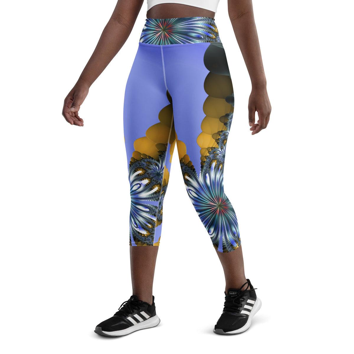 "Mystical Expansion" Collection - Yoga Capri Leggings ZKoriginal