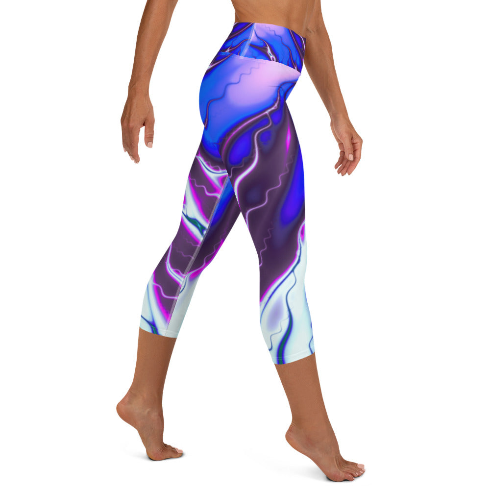 "Flames of Color" Collection - Yoga Capri Leggings ZKoriginal