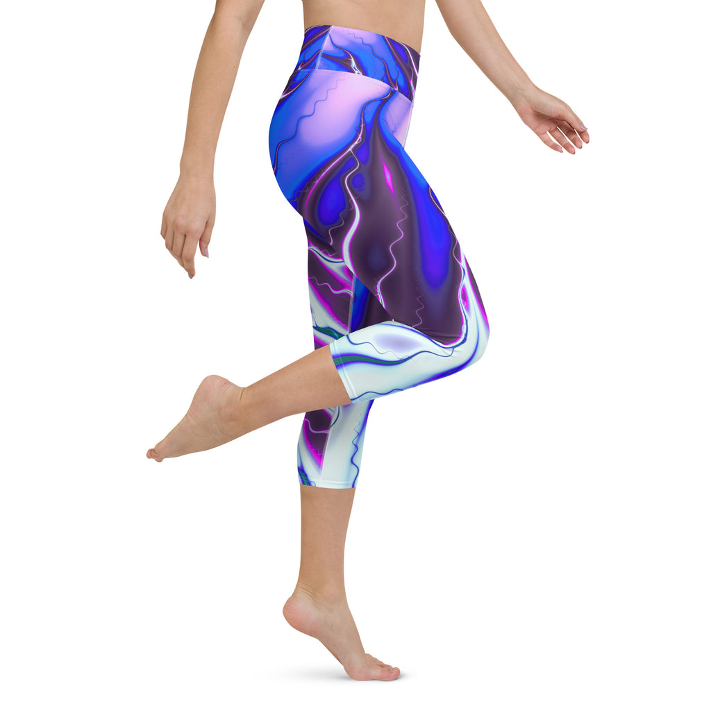 "Flames of Color" Collection - Yoga Capri Leggings ZKoriginal