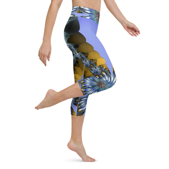 "Mystical Expansion" Collection - Yoga Capri Leggings ZKoriginal