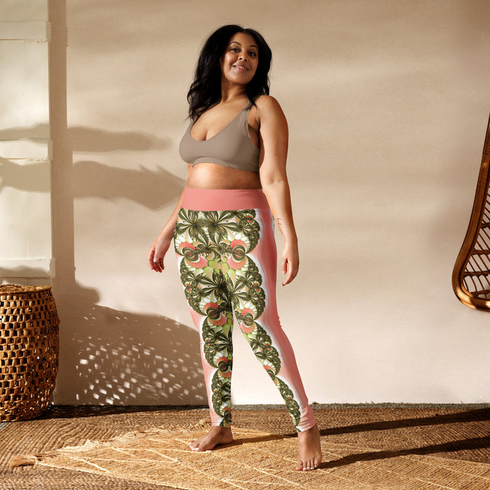 "Wild Lily" Collection - Yoga Long Leggings