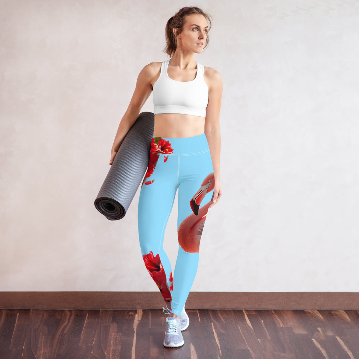 "Majestic Flamingo" Collection - Designer Yoga Leggings ZKoriginal