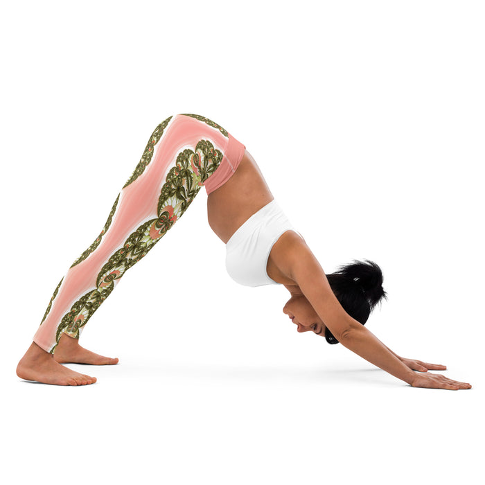 "Wild Lily" Collection - Yoga Long Leggings