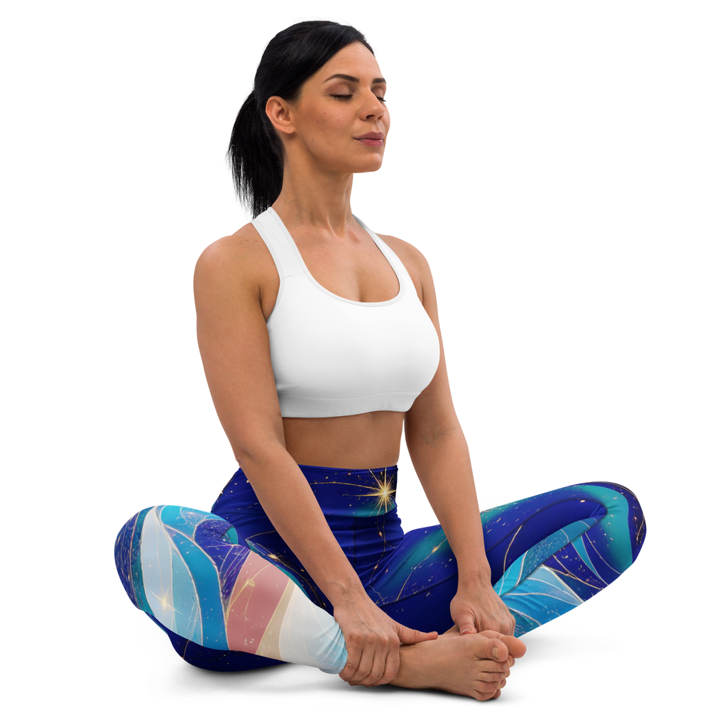 "Coral Tides" Collection - Yoga Leggings