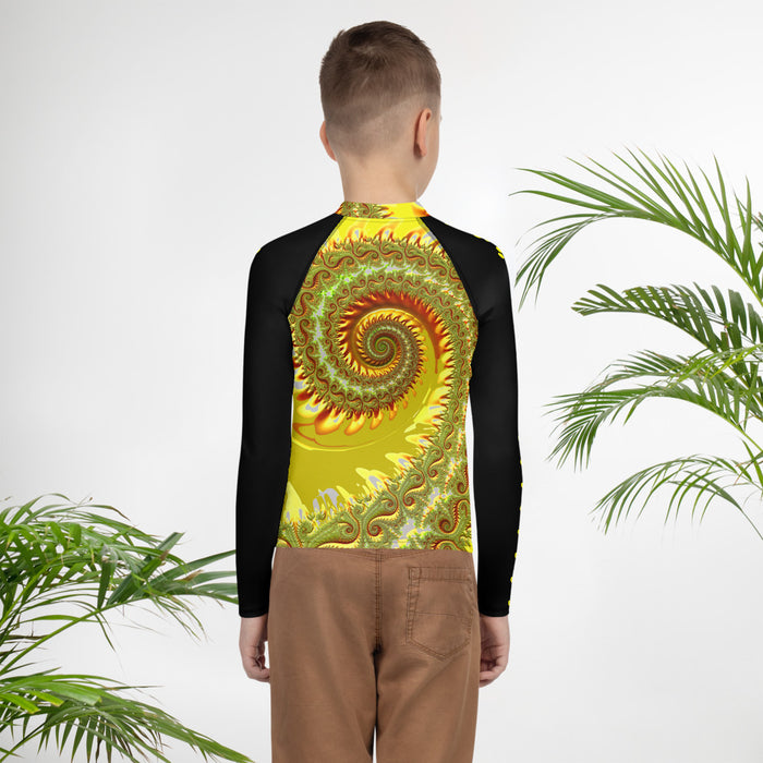 "The Canary" Collection - Cat Face Youth Rash Guard ZKoriginal