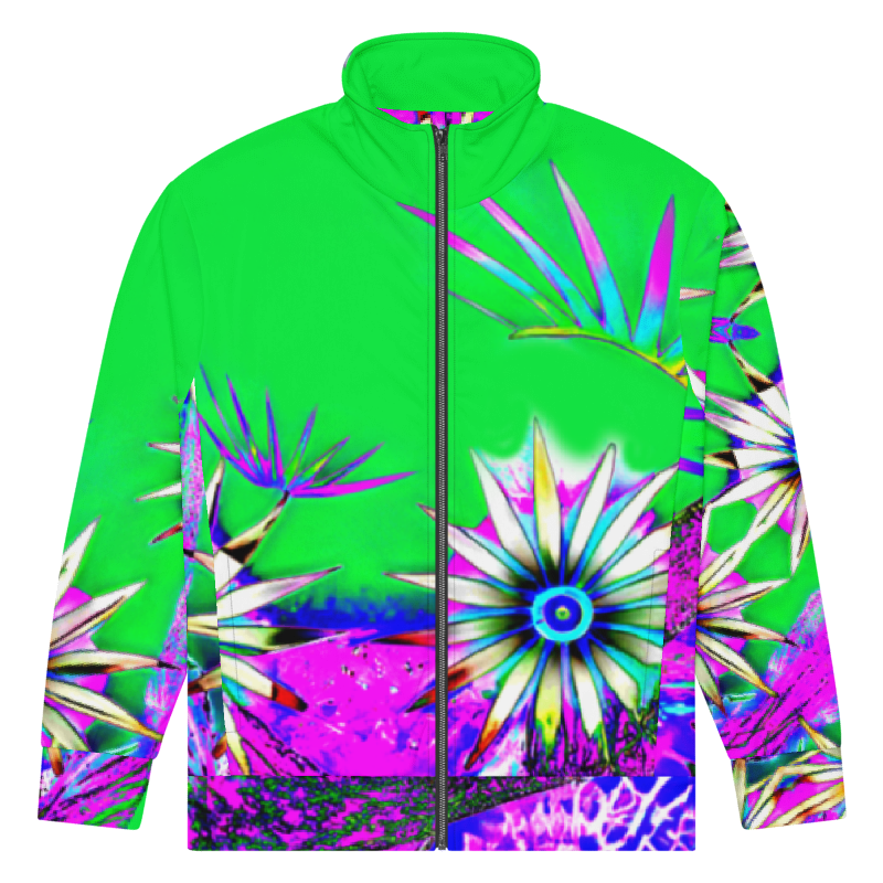 "Electric Bloom" Collection - Unisex track jacket