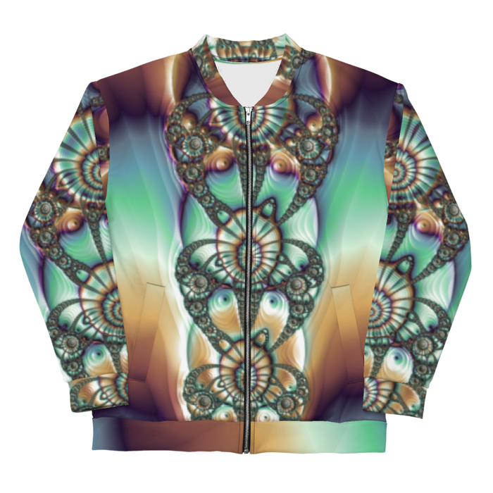 "Melted Hues Blossom" Collection - Unisex Designer Bomber Jacket ZKoriginal