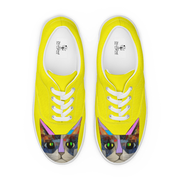 "Cat Lovers" Collection - Women’s Lace Up Canvas Shoes ZKoriginal