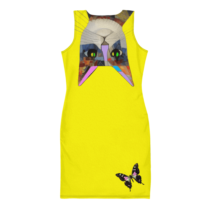 "Cat Lovers" Collection - Designer Cat Face Mini Dress ZKoriginal