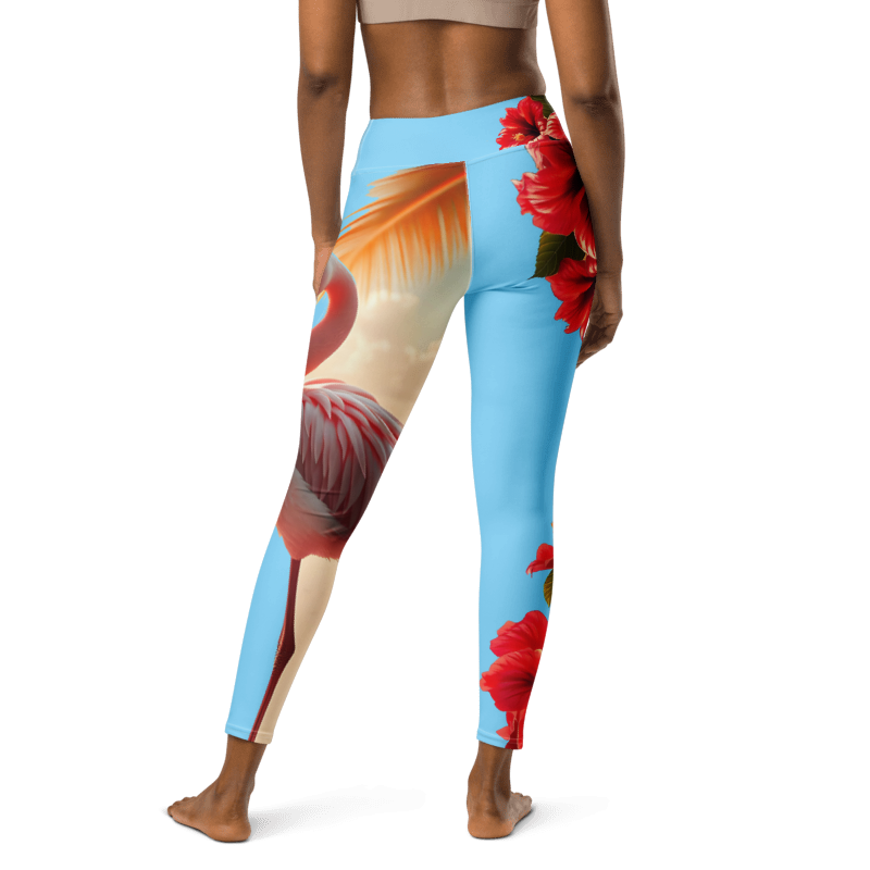 Majestic Flamingo – Designer Women's Yoga Leggings | ZKoriginal