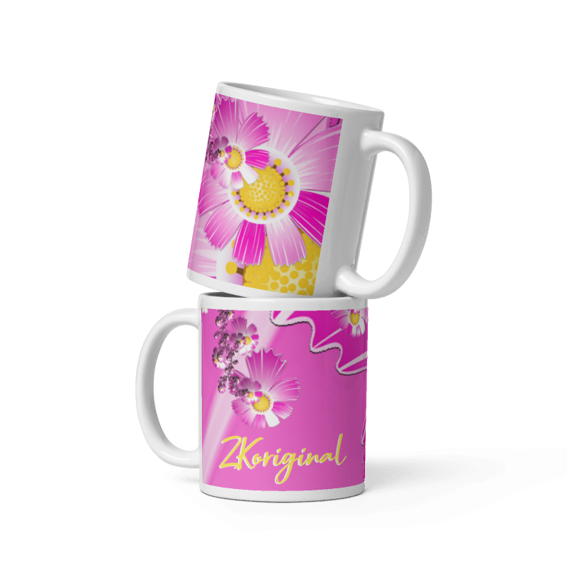 "Mystical Butterfly Bliss" Collection - White Glossy Mugs ZKoriginal