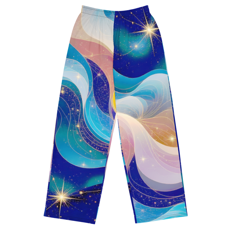 "Coral Tides" Collection - Designer Unisex Wide Leg Pants