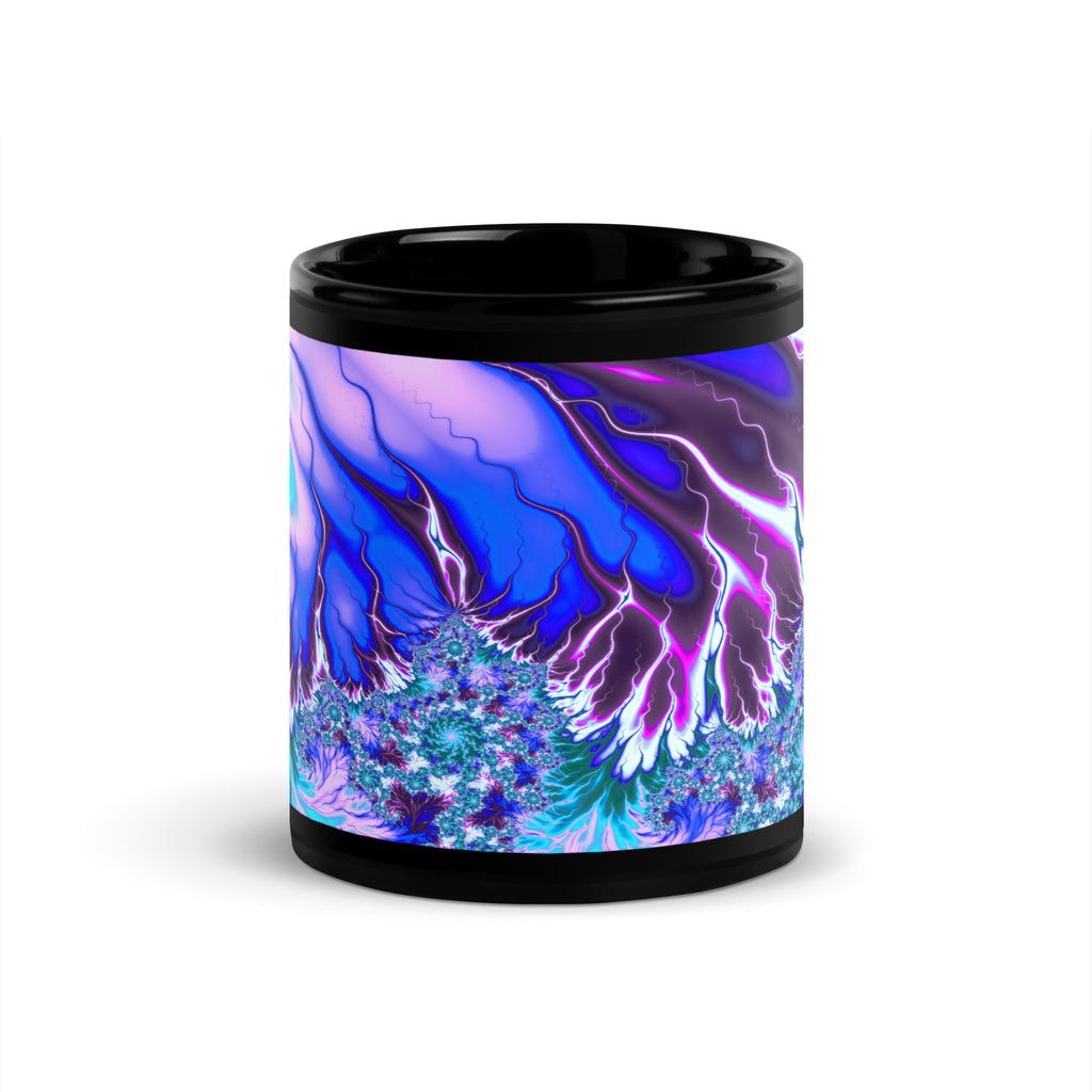 "Flames of Color" Collection - Black Glossy Mug ZKoriginal