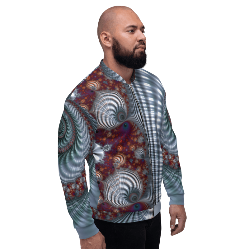 "Fractal Seashell" Collection - Unisex Bomber Jacket ZKoriginal
