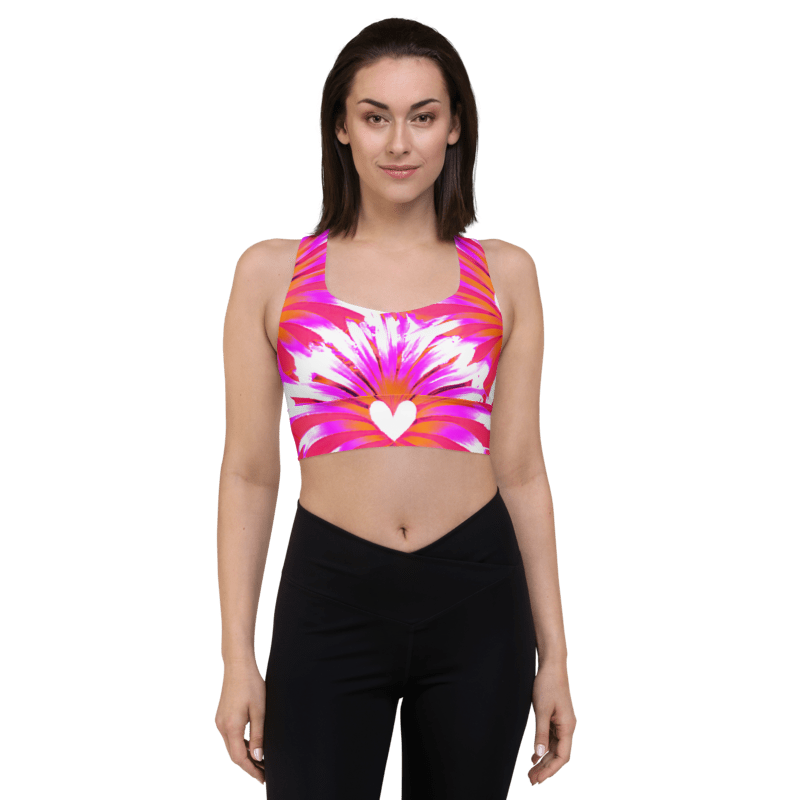"Heartbeat Couture" Collection - Longline Sports Bra ZKoriginal