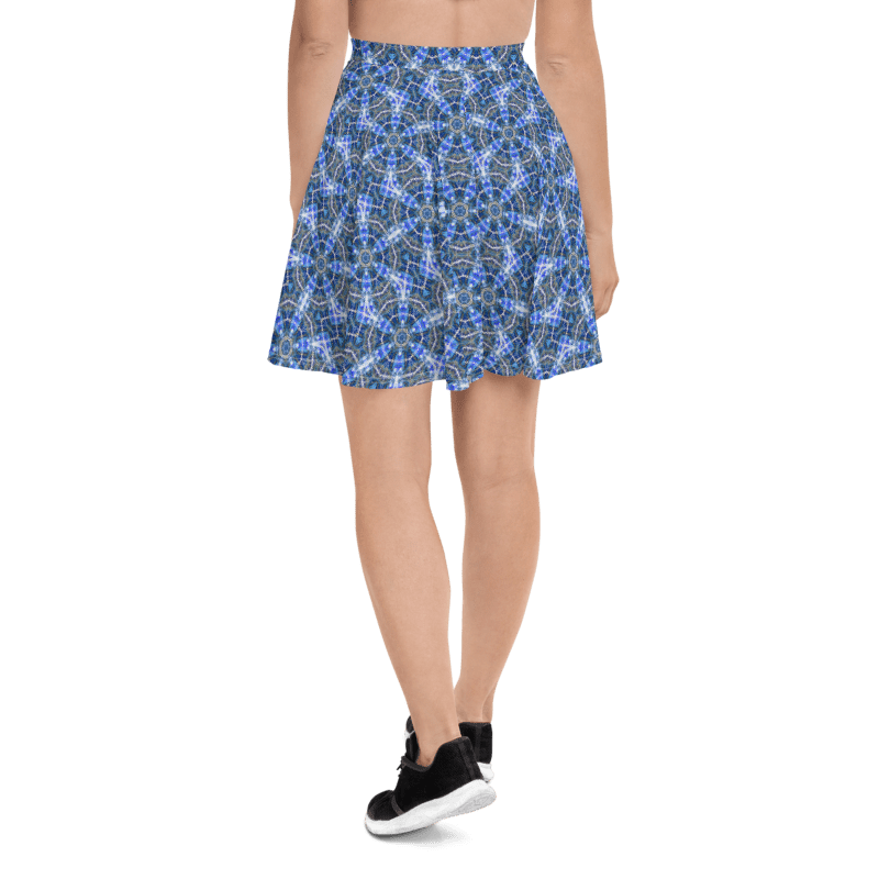 "Whirling Petals" Collection - Designer Skater Skirt
