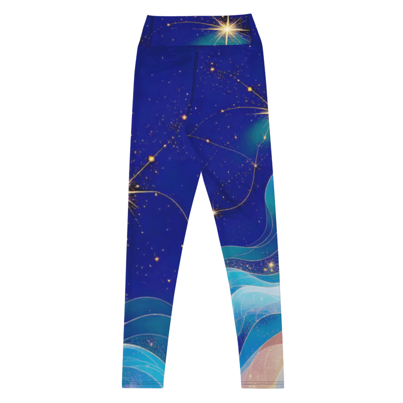 "Coral Tides" Collection - Yoga Leggings