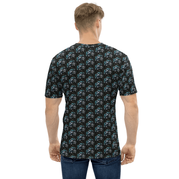 "Galactic Star Rain" Collection - Designer Men's t-shirt