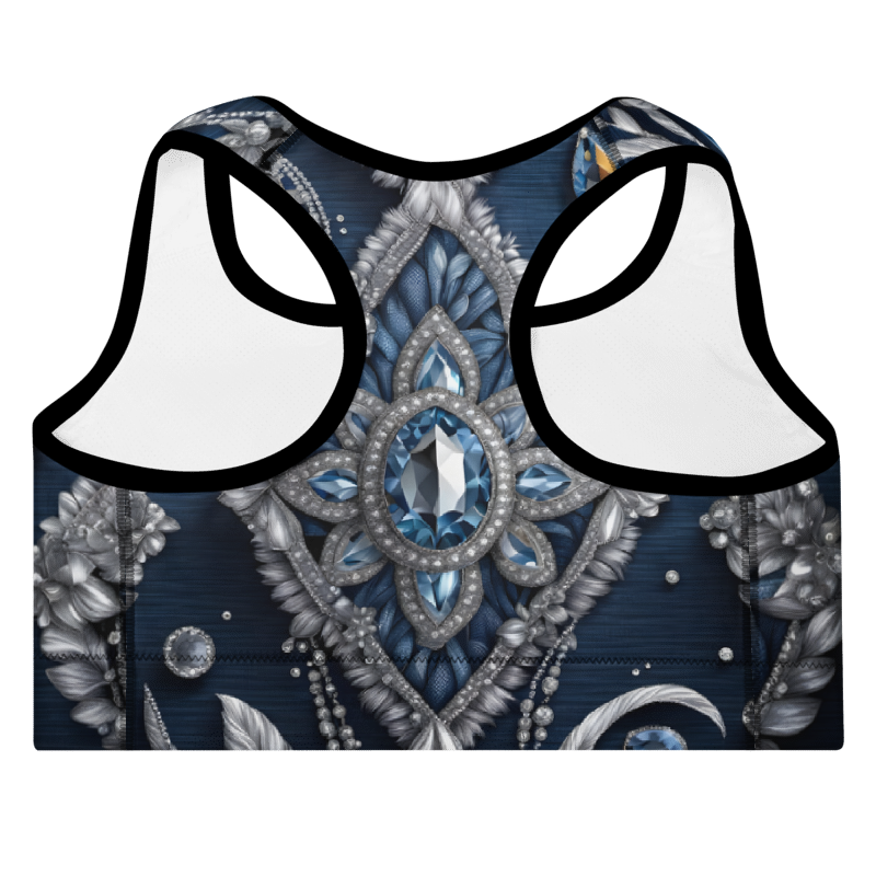 "Denim and Diamonds" Collection - Padded Sports Bra