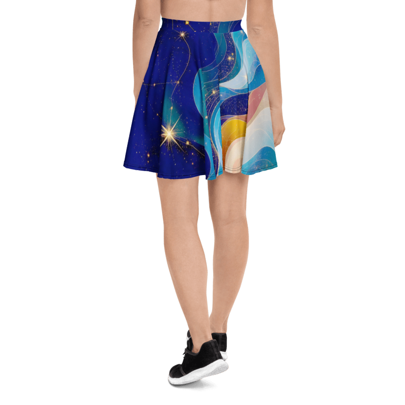 "Coral Tides" Collection - Designer Skater Skirt