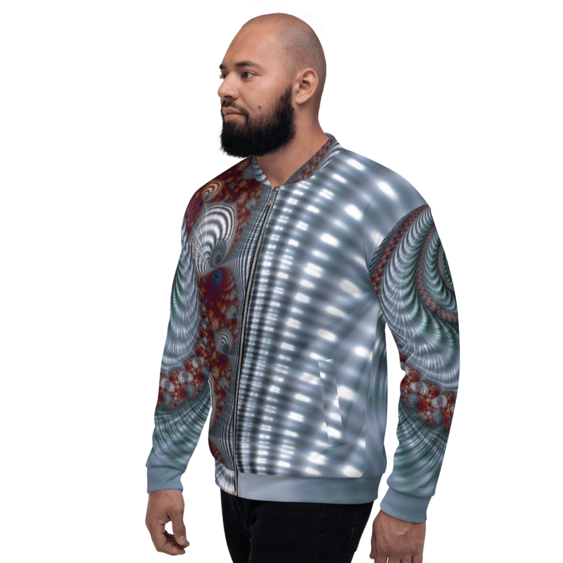 "Fractal Seashell" Collection - Unisex Bomber Jacket ZKoriginal