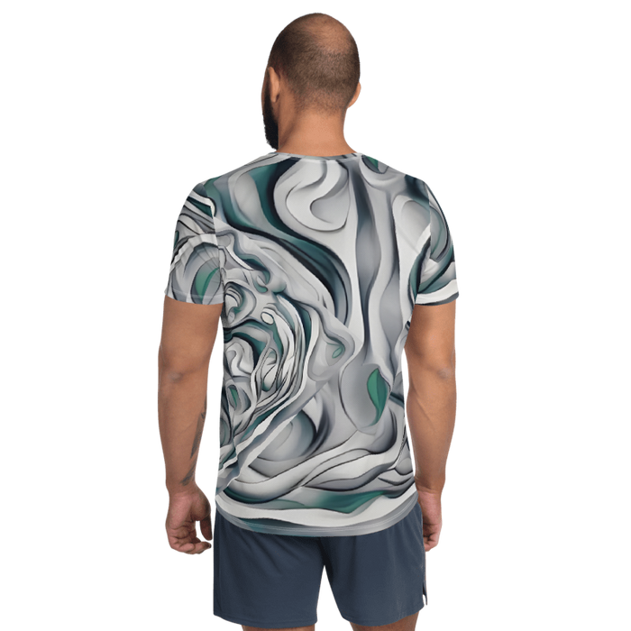 "Ethereal Hues" Collection - Men's Athletic T-shirt ZKoriginal