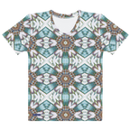 "Whirling Petals" Collection - Designer Women's T-shirt ZKoriginal
