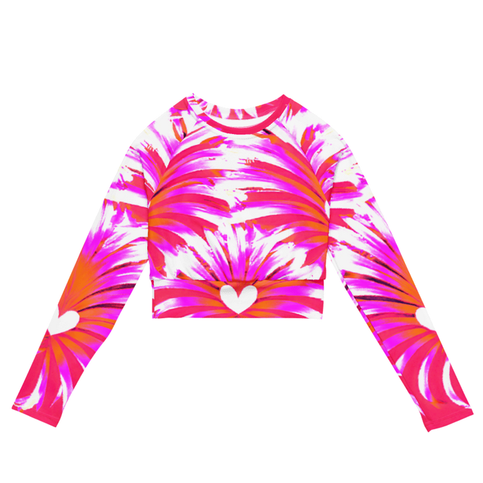 "Heartbeat Couture" Collection - Recycled Long Sleeve Crop Top ZKoriginal