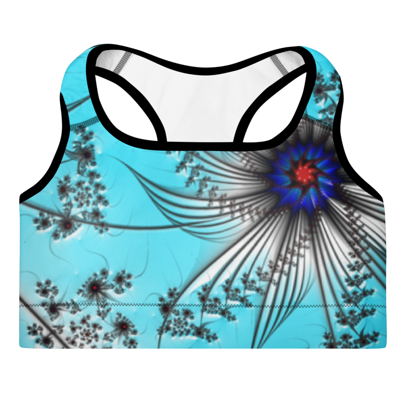 "Cobalt Spin" Collection - Padded Sports Bra