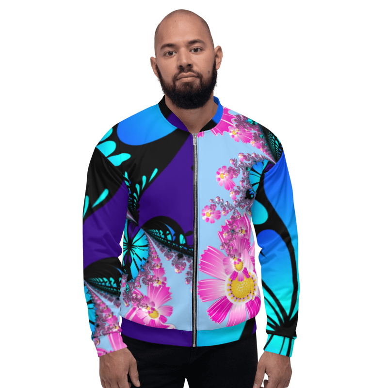"Mystical Butterfly Bliss" Collection - Unisex Designer Bomber Jacket ZKoriginal