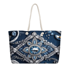 "Denim and Diamonds" Collection - Oversized Weekender Bag