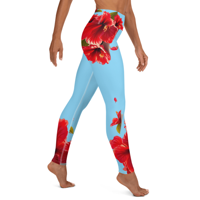 "Majestic Flamingo" Collection - Yoga Long Leggings