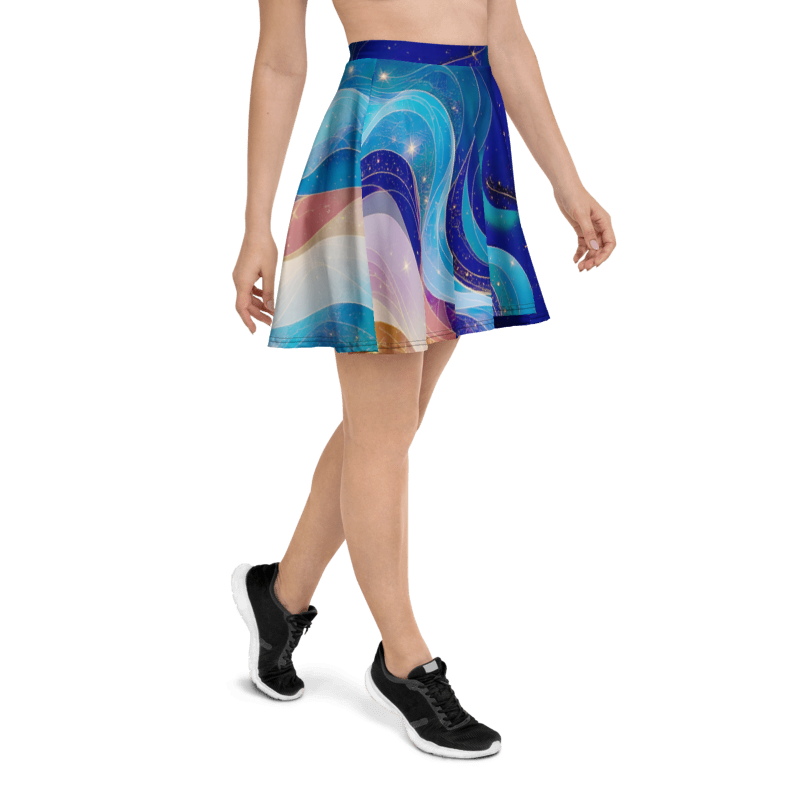 "Coral Tides" Collection - Designer Skater Skirt