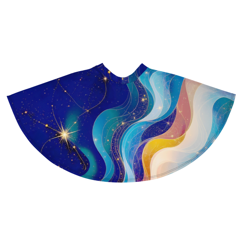 "Coral Tides" Collection - Designer Skater Skirt