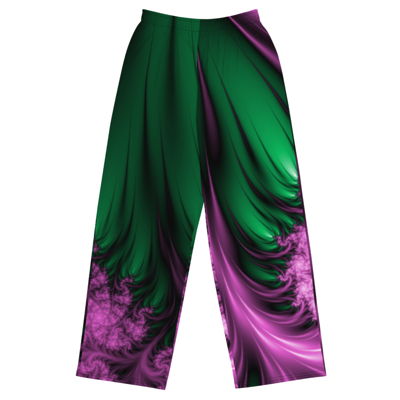 "Aurora Whispers Arctic Chic" Collection - Unisex Designer Wide Leg Pants ZKoriginal