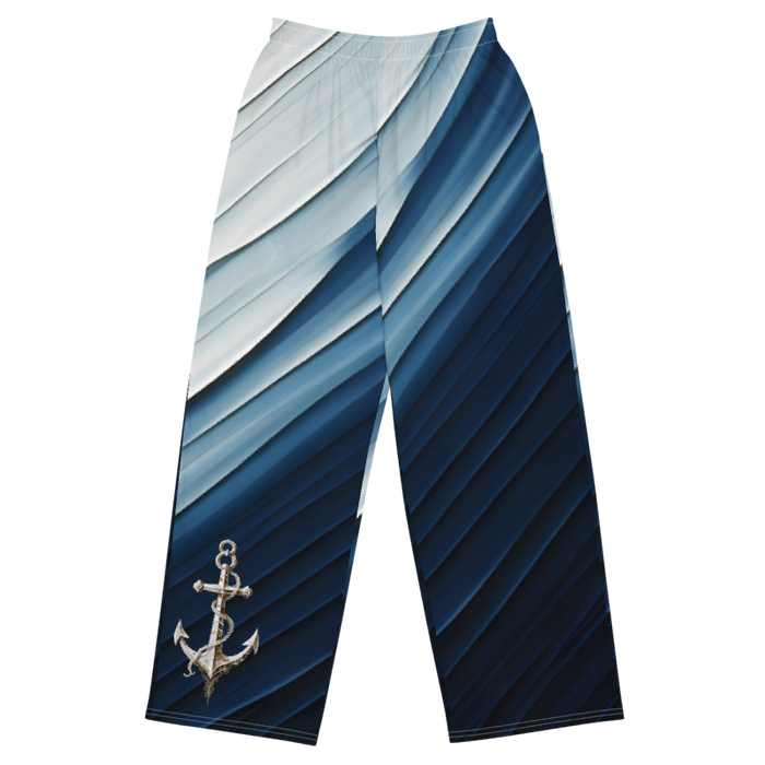 "Coastal Chic" Collection - Designer Unisex Wide Leg Pants