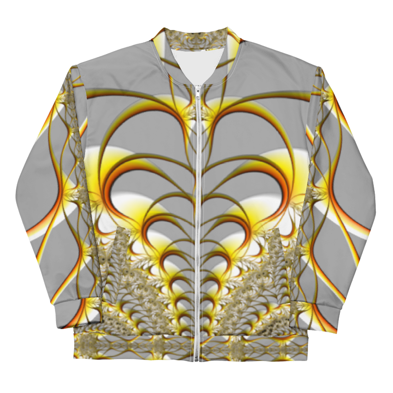 Golden Meridian – Designer Unisex Bomber Jacket | ZKoriginal