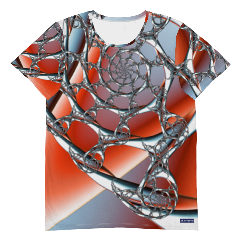 "Celestial Silk Threads" Collection - Designer Men's Athletic T-shirt ZKoriginal