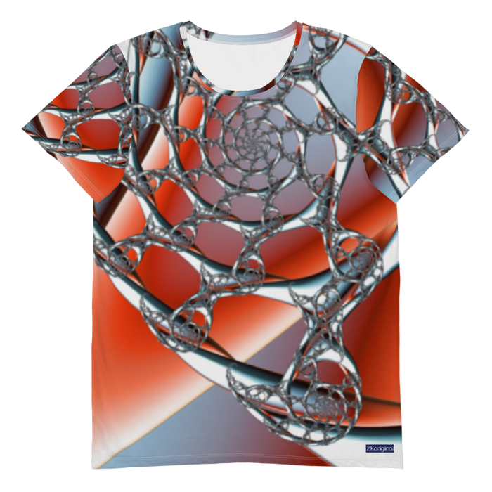 "Celestial Silk Threads" Collection - Designer Men's Athletic T-shirt ZKoriginal