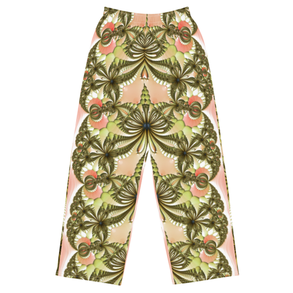 "Wild Lily" Collection - Designer Unisex Wide Leg Pants ZKoriginal