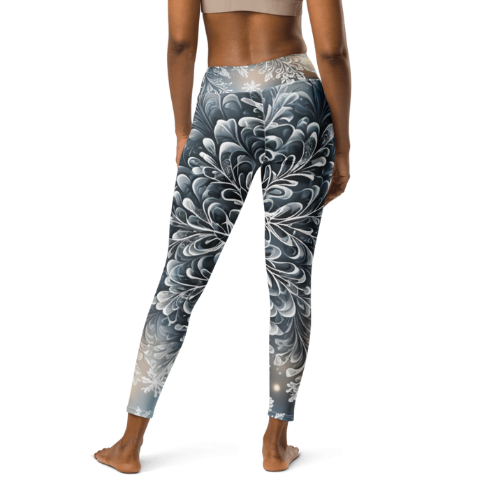 "Frosted Elegance" Collection - Long Yoga Leggings