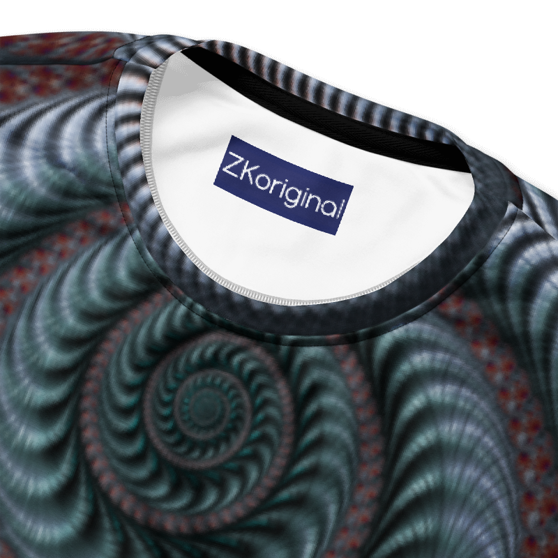 "Fractal Seashell" Collection - Designer Unisex Sweatshirt