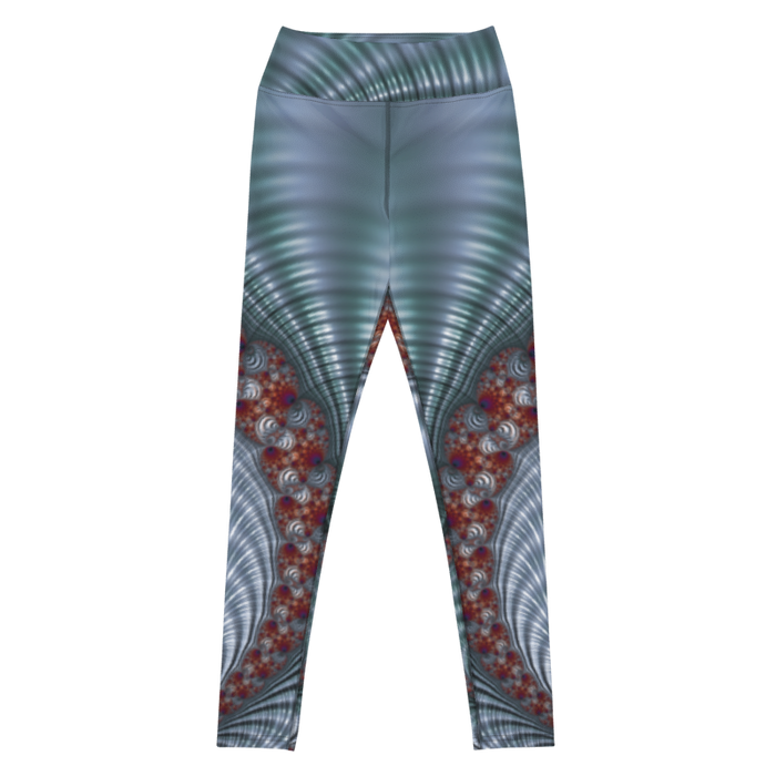 "Fractal Seashell" Collection - Designer Yoga Leggings