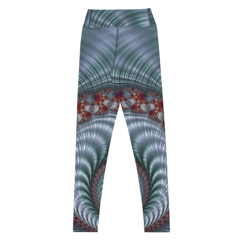 Fractal Seashell – Designer Women's Yoga Leggings | ZKoriginal