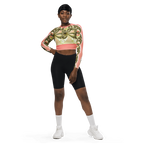 "Wild Lily" Collection - Yoga Long Sleeve Crop Top