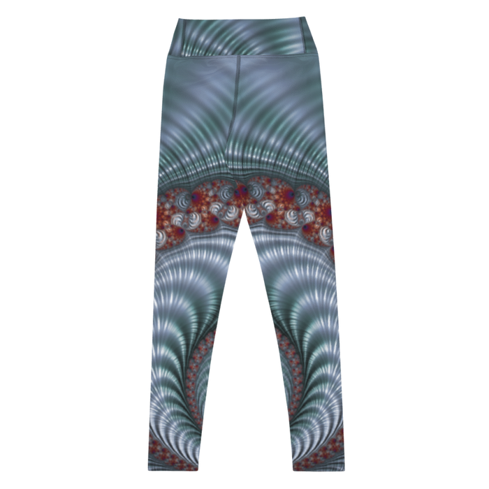 "Fractal Seashell" Collection - Designer Yoga Leggings