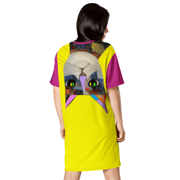 "Cat Lovers" Collection - Cat Face T-shirt Designer Dress ZKoriginal