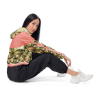 "Wild Lily" Collection - Women’s Cropped Windbreaker